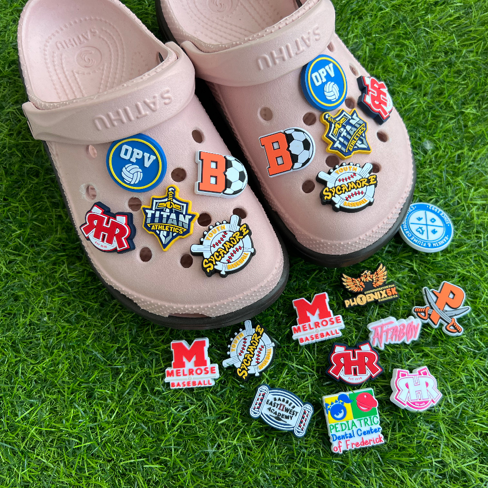  Elevating Style with Personalized Logo Clog Charms