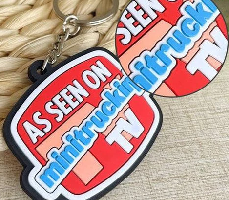 Elevating Brand Visibility with 3D Die Cut Rubber Keychains