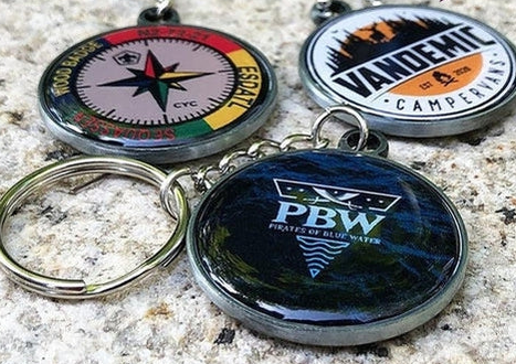 Enhance Your Brand Identity with Double-Sided Round Doming Keychains