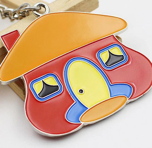  Enhancing Brand Presence with Custom Double-Sided Logo Enamel Keychains