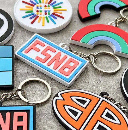 The Impact of Custom Double-Sided 3D Die-Cut Rubber Keychains on Brand Visibility