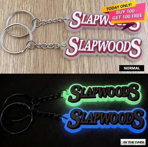  Shining Bright: Custom 3D Die Cut Rubber Keychains - Glowing