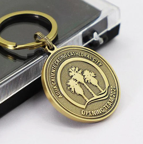  Elevate Your Everyday Carry: Custom Single-Sided Logo Metal Keychain