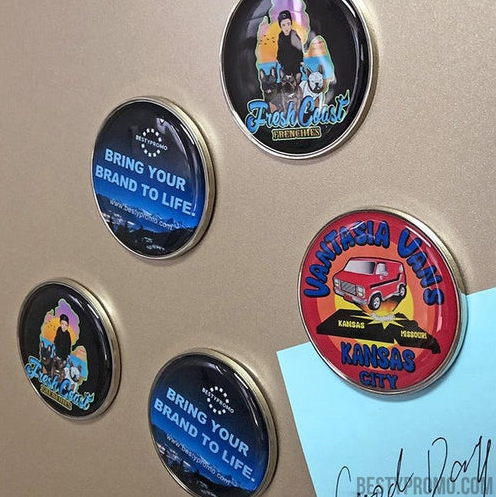 Custom Doming Fridge Magnet - Rounded: A Unique Way to Personalize Your Space