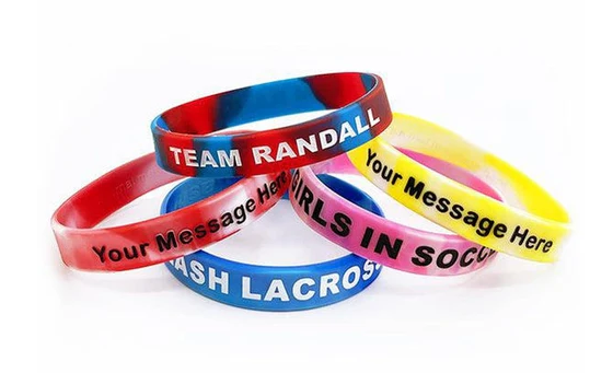 Custom Silicone Wristbands - Swirl: The Ultimate Accessory for Any Occasion