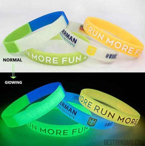 Shining Bright: The Allure of Custom Glowing Silicone Wristbands