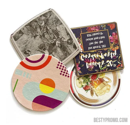 Custom Absorbent Paper Coaster: Enhancing Dining Experience with Style and Function