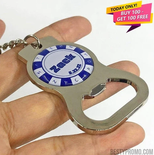 Custom Zinc Alloy Opener Keychains-8S: The Ultimate Multi-functional Accessory