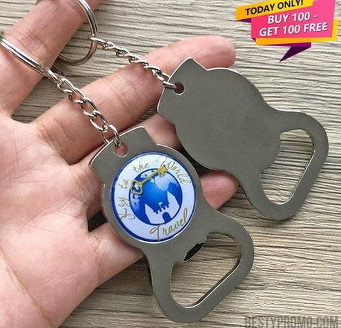 Custom Zinc Alloy Opener Keychains - 8S: The Perfect Blend of Functionality and Branding